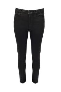 Covert - Calça Jeans com Efeito Encerado Preto