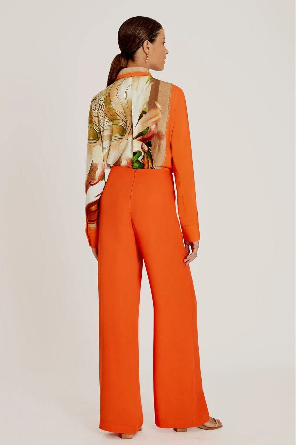 Lenny Niemeyer - Calça Pantalona Cós Inteiro Kinkan