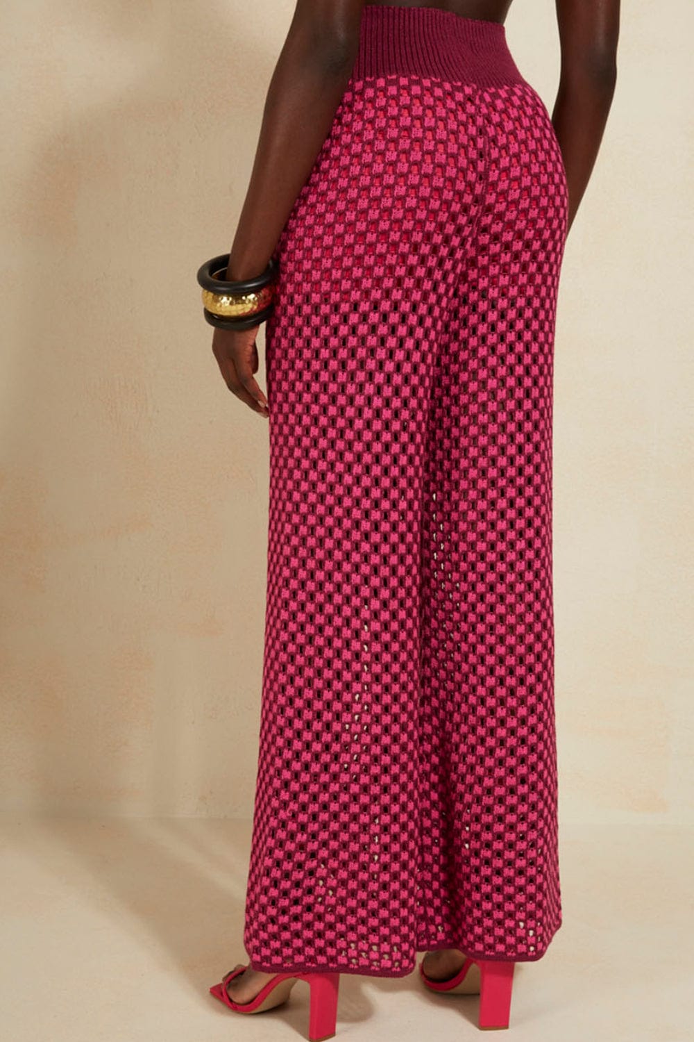 L'Cecci - Calça Reta Tricot