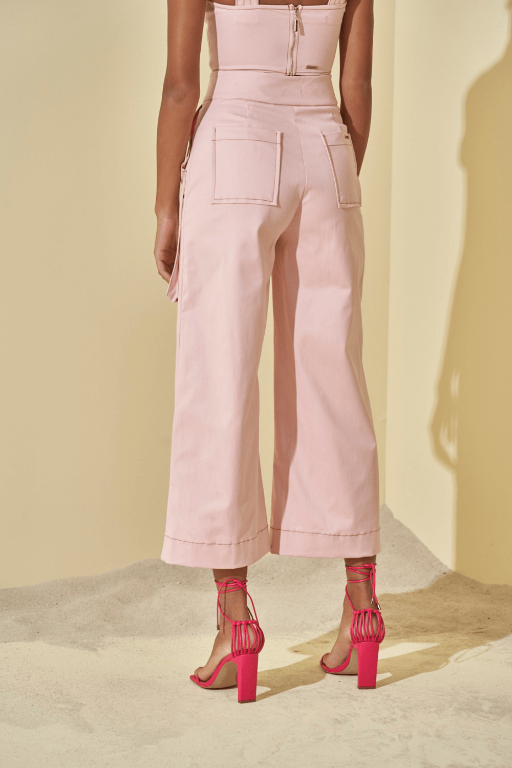 L'Cecci - Calça Sarja Joana Rosa