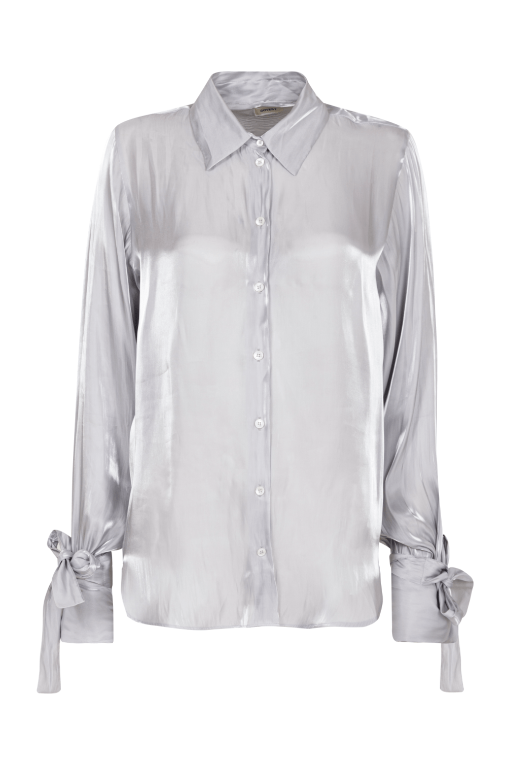 Covert - Camisa Manga Longa Metalizada Laços no Punho