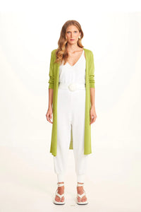 Viviane Furrier - Cardigan Longo em Tricot