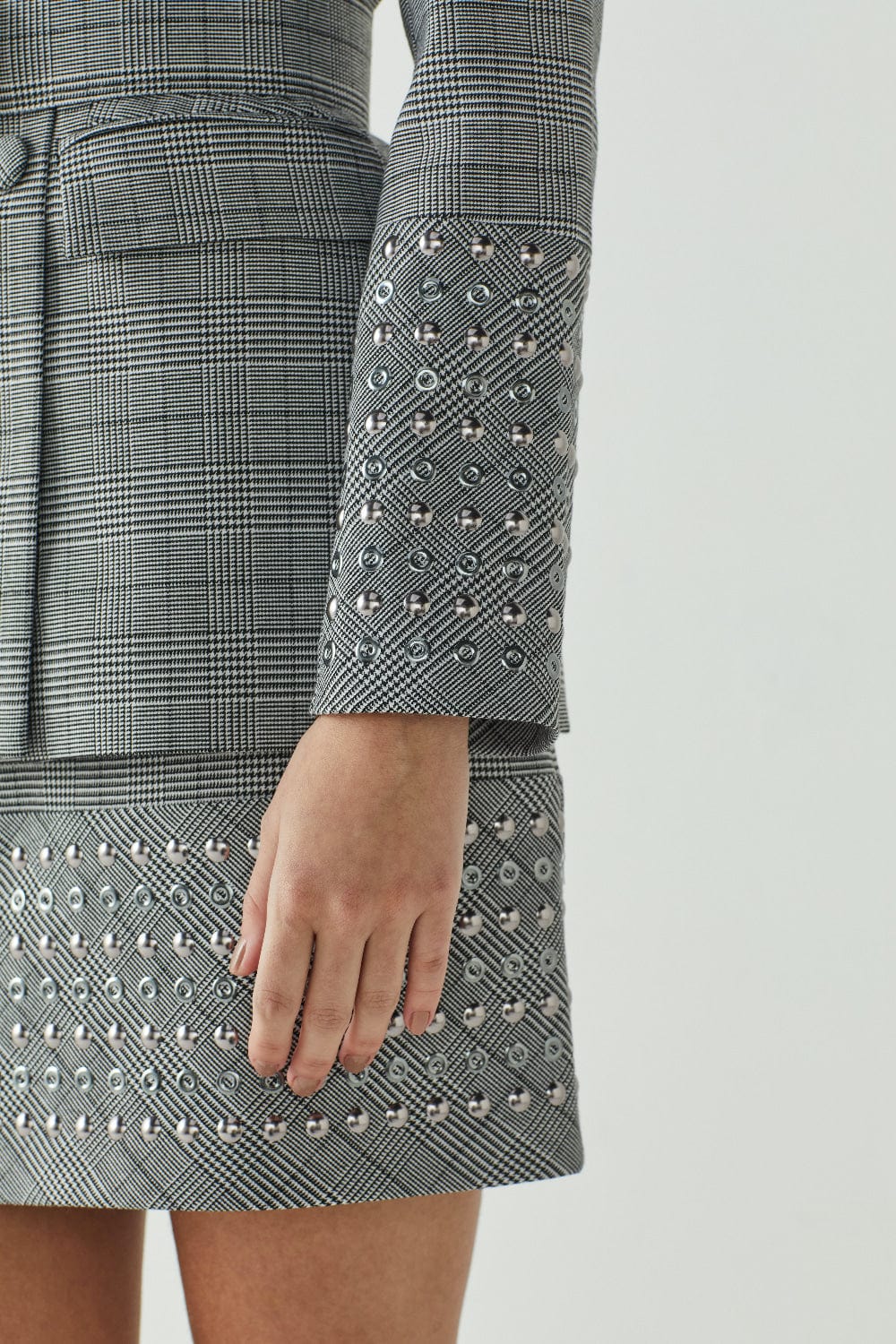 Spell - Saia Curta Xadrez Pied Poule