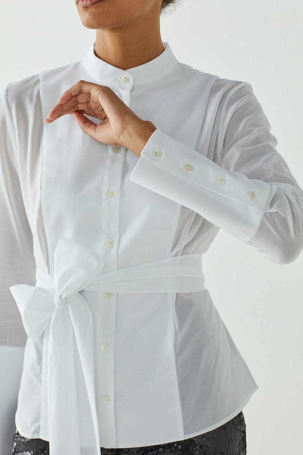 AndTate - Camisa Manga Longa Branco