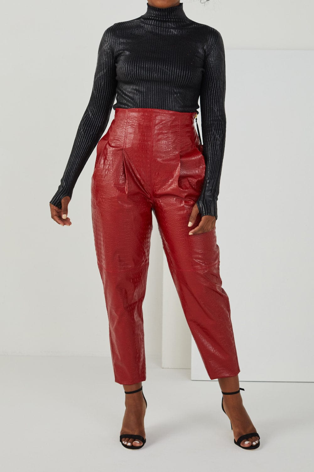 Nineminutes - Calça Clochard Vermelho