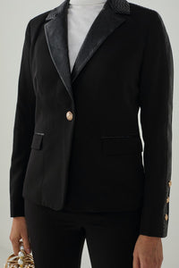 Spell - Conjunto Calça e Blazer com Detalhes Preto