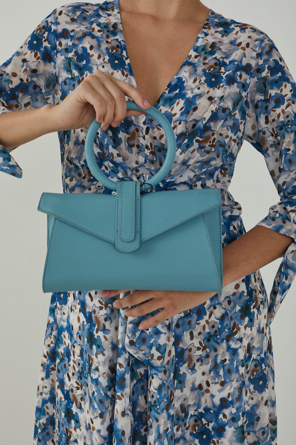 Bolsa kíara Clutch 100% Couro