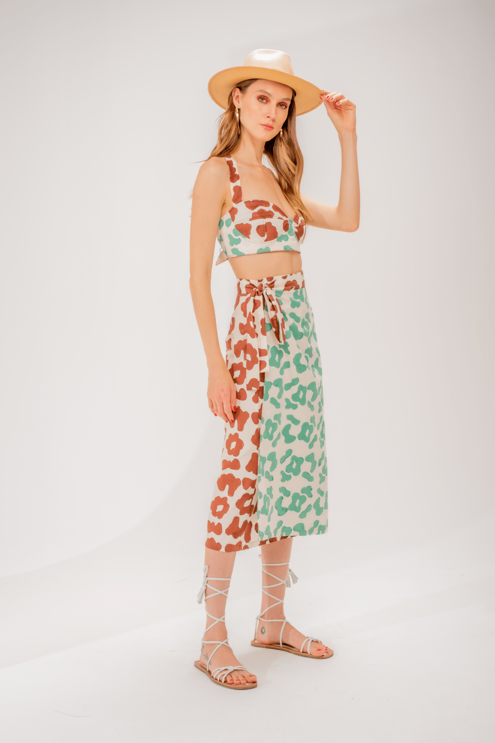 Negritas - Saia Midi Envelope