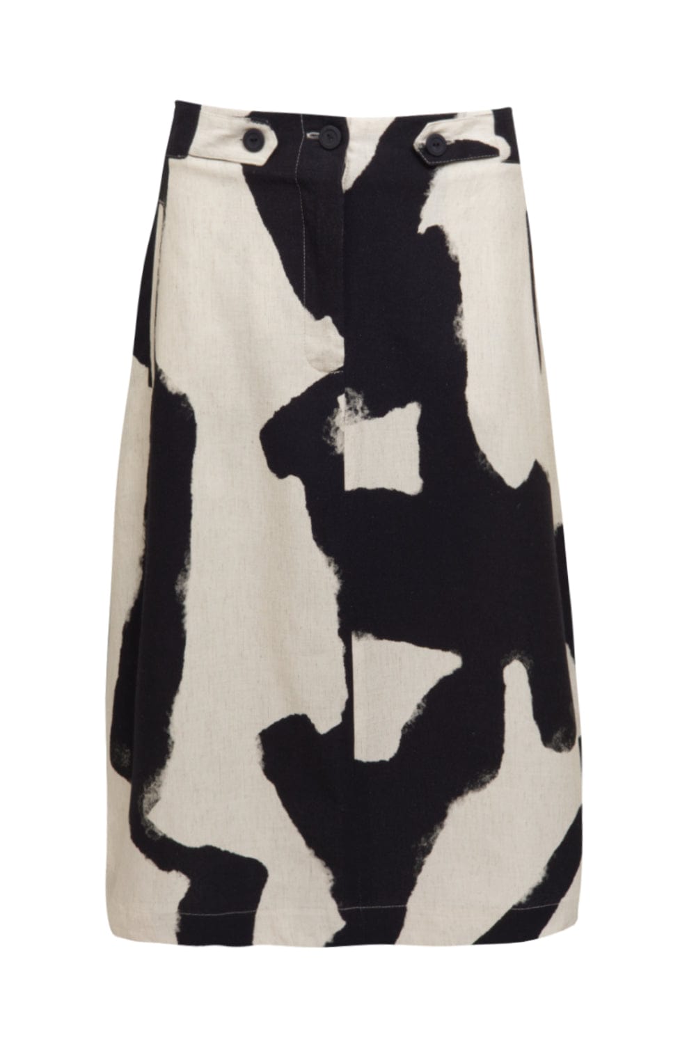 MOB - Saia Midi Martingale Estampa Painting