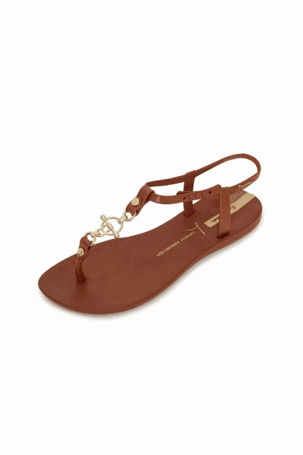 Lenny Niemeyer - Sandália Bridão Doma Marrom