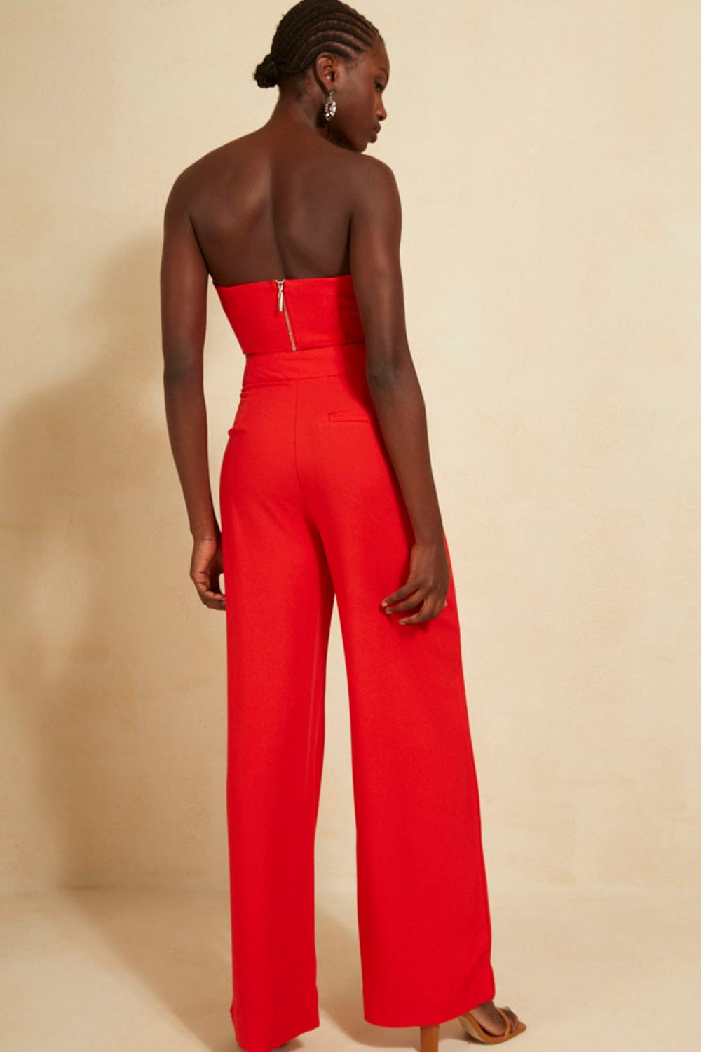 L'Cecci - Top Faixa com Recortes Vermelho