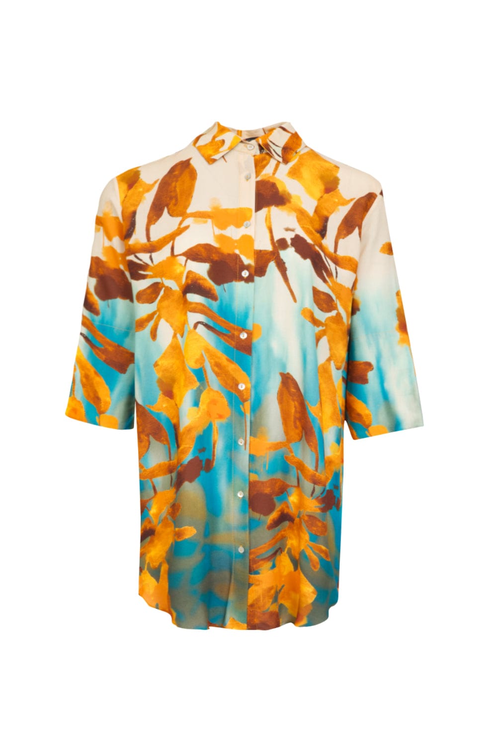 Lenny Niemeyer - Vestido Chemisier Curto Básico Nori