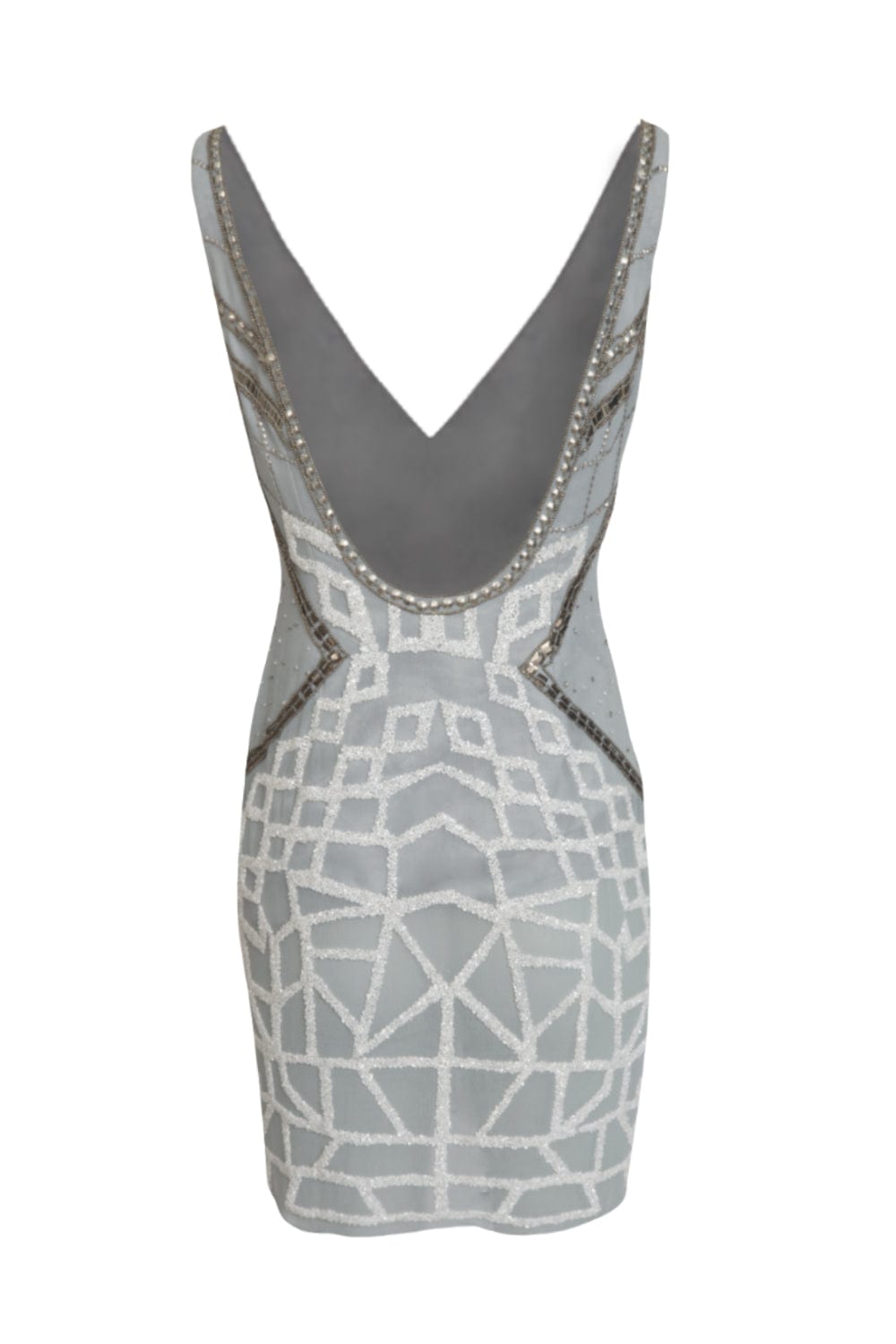 Marc Denis - Vestido Curto Bordado em Paetês