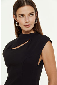 Access - Vestido Curto Cut Out Preto