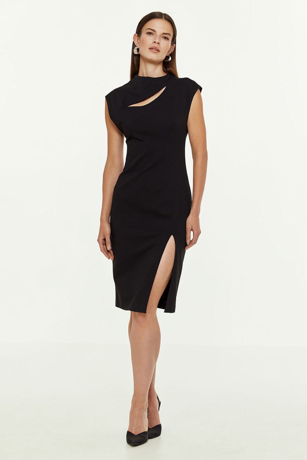 Access - Vestido Curto Cut Out Preto