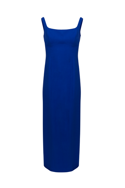 Lenny Niemeyer - Vestido Longo Top Estruturado Netuno Azul