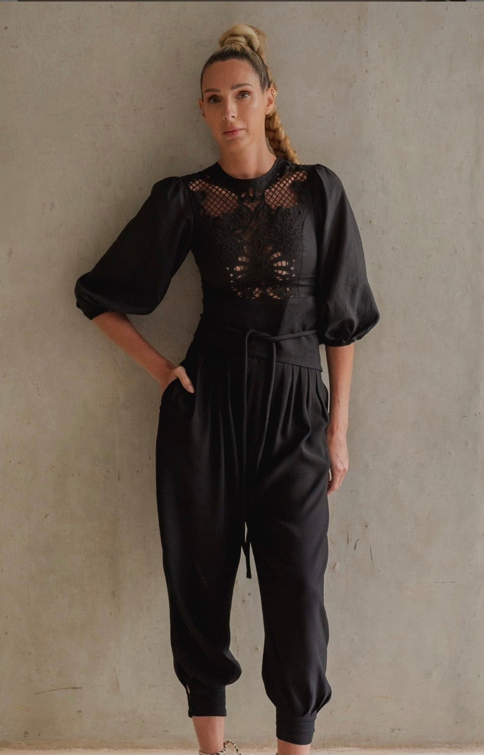 Tissé - Calça Luna Preto