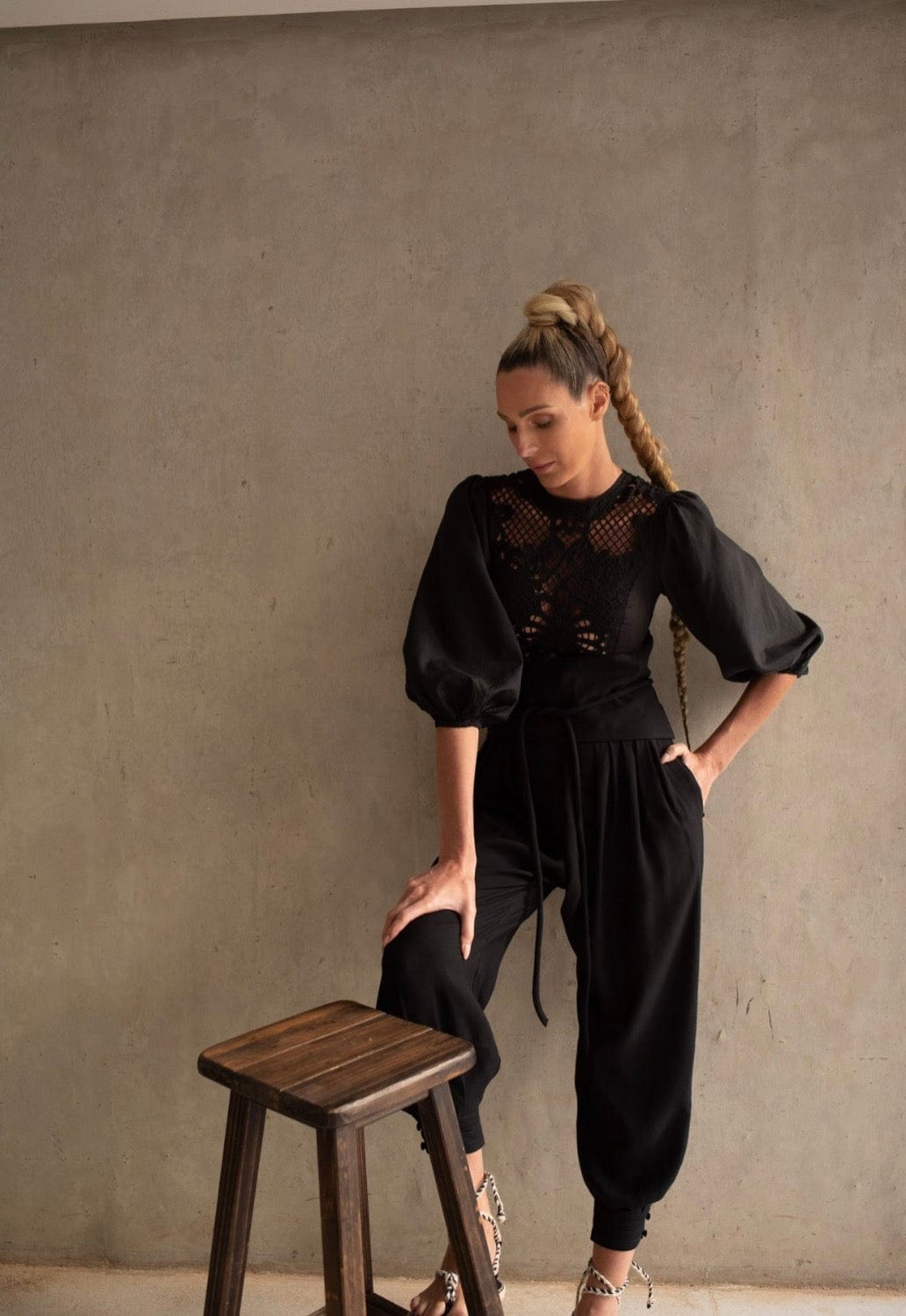 Tissé - Calça Luna Preto