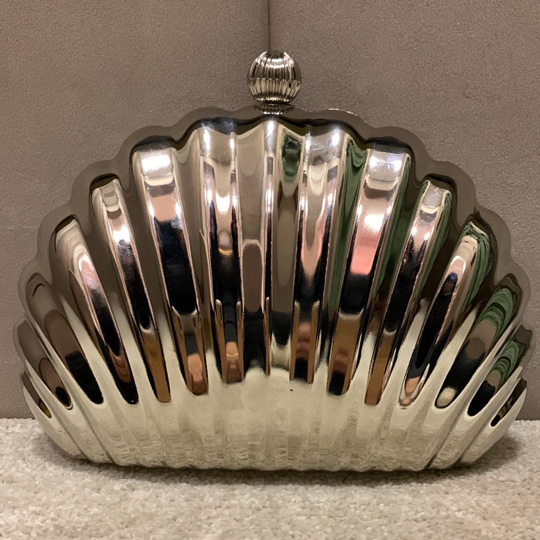 Bolsa Clutch Halle Baley  Prata